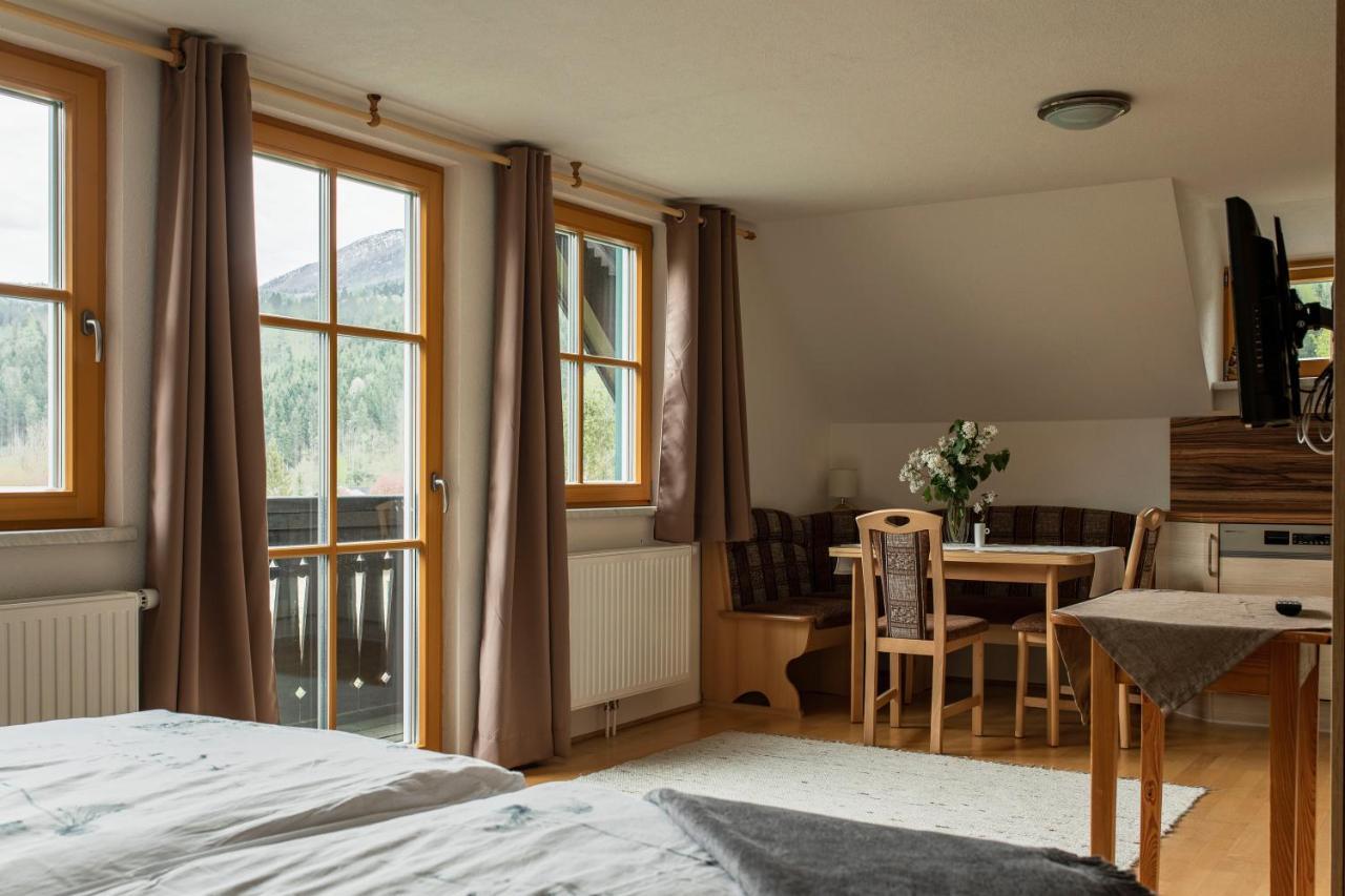 Ferienwohnung Haus Enzian Hinterstoder Exterior foto